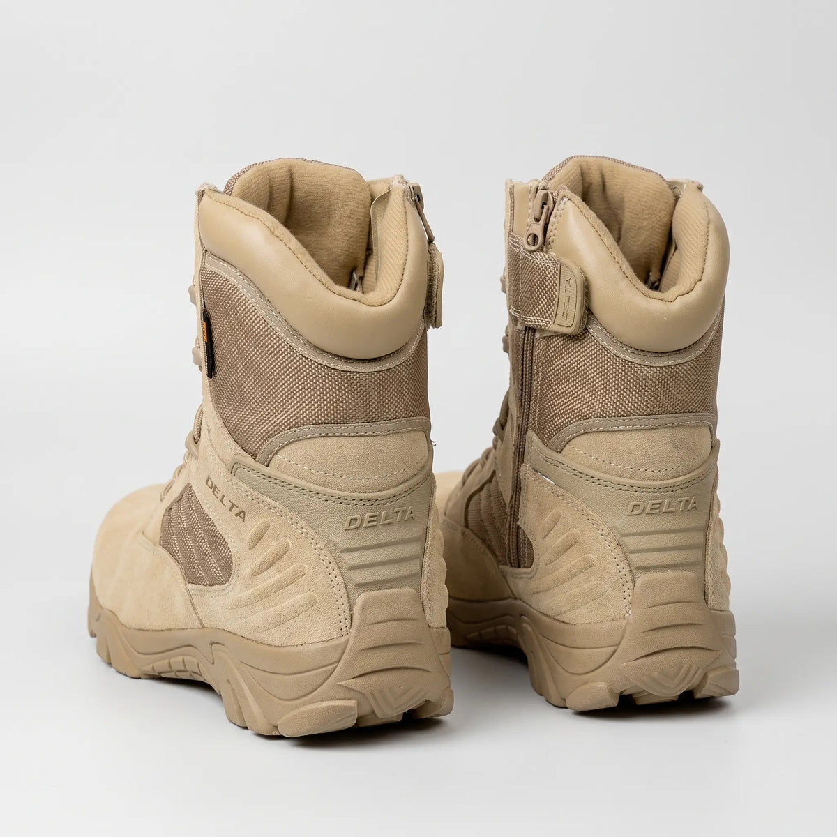 Botas militares para hombre con cremallera lateral – Botas tácticas de senderismo
