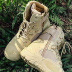 Botas militares para hombre con cremallera lateral – Botas tácticas de senderismo