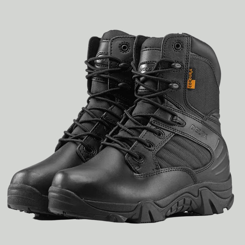 Botas militares para hombre con cremallera lateral – Botas tácticas de senderismo