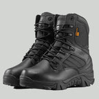 Botas militares para hombre con cremallera lateral – Botas tácticas de senderismo