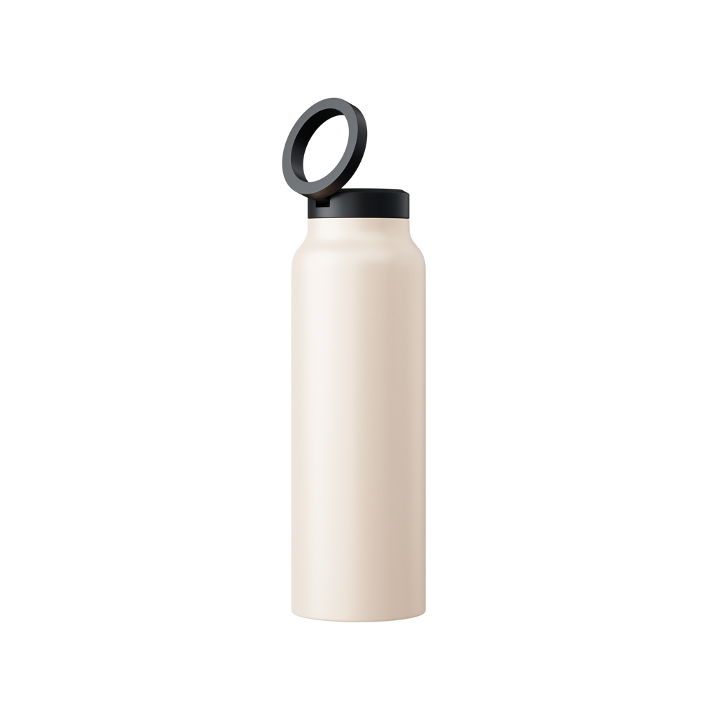 Botella de agua con anillo magnético para móvil - HydroSnap