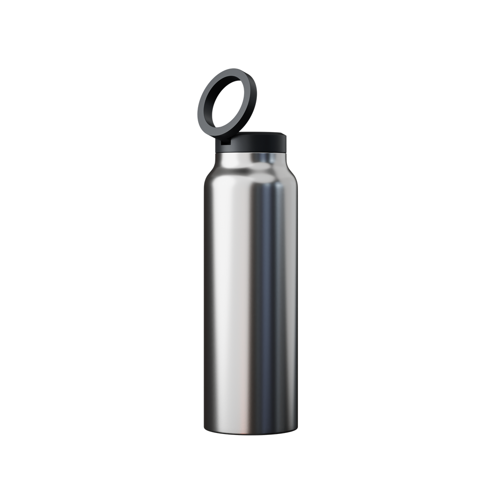 Botella de agua con anillo magnético para móvil - HydroSnap