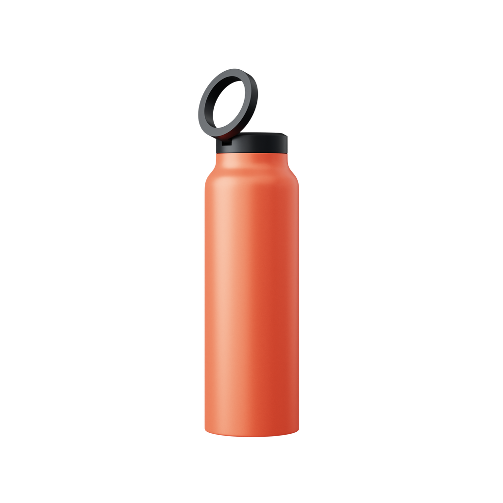 Botella de agua con anillo magnético para móvil - HydroSnap