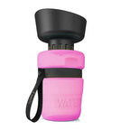 Botella plegable para perros con bebedero integrado