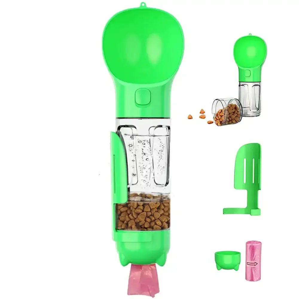 Botella portátil 3 en 1 para mascotas PawHydrate Pro