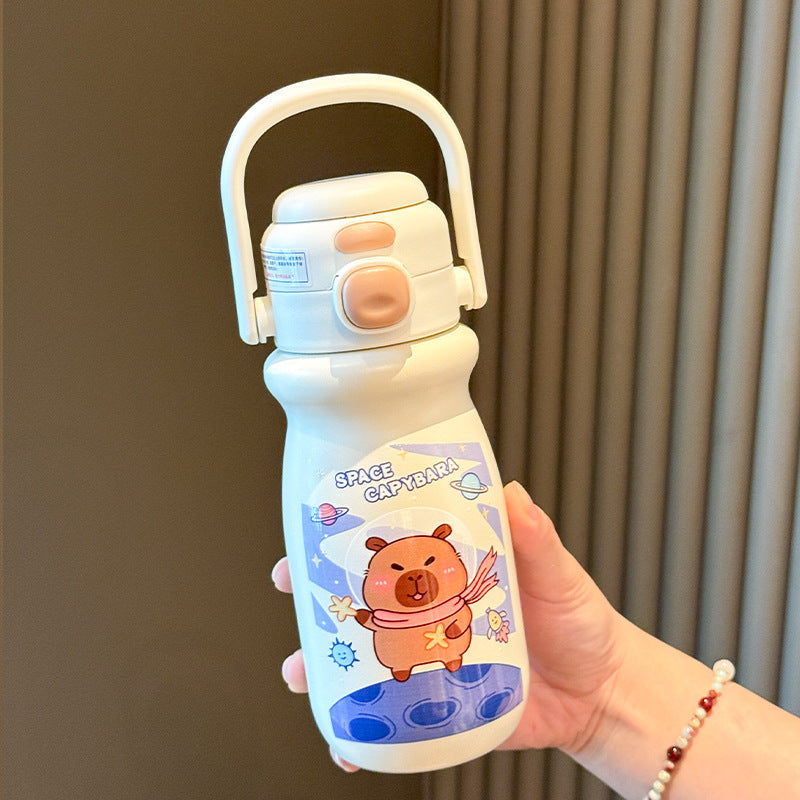 Botella térmica con diseño de animales divertidos