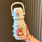 Botella térmica con diseño de animales divertidos