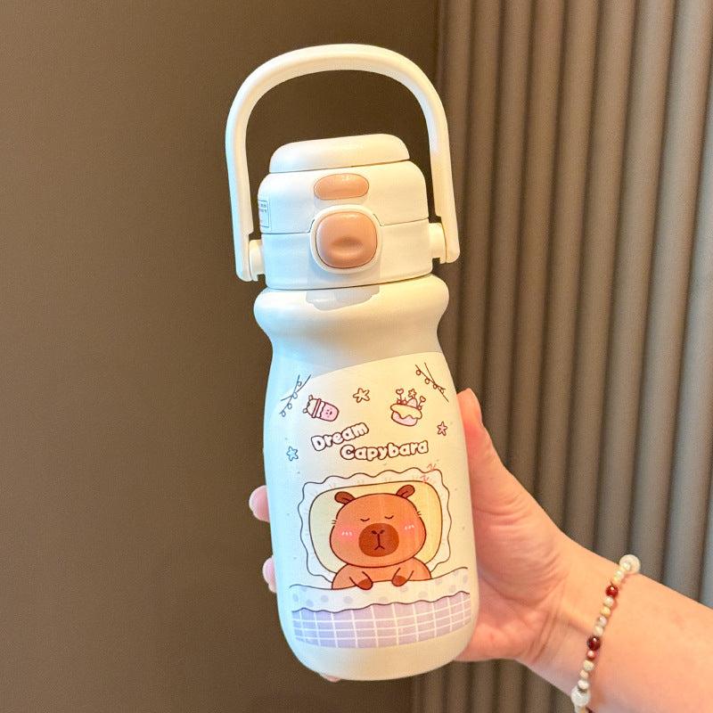 Botella térmica con diseño de animales divertidos