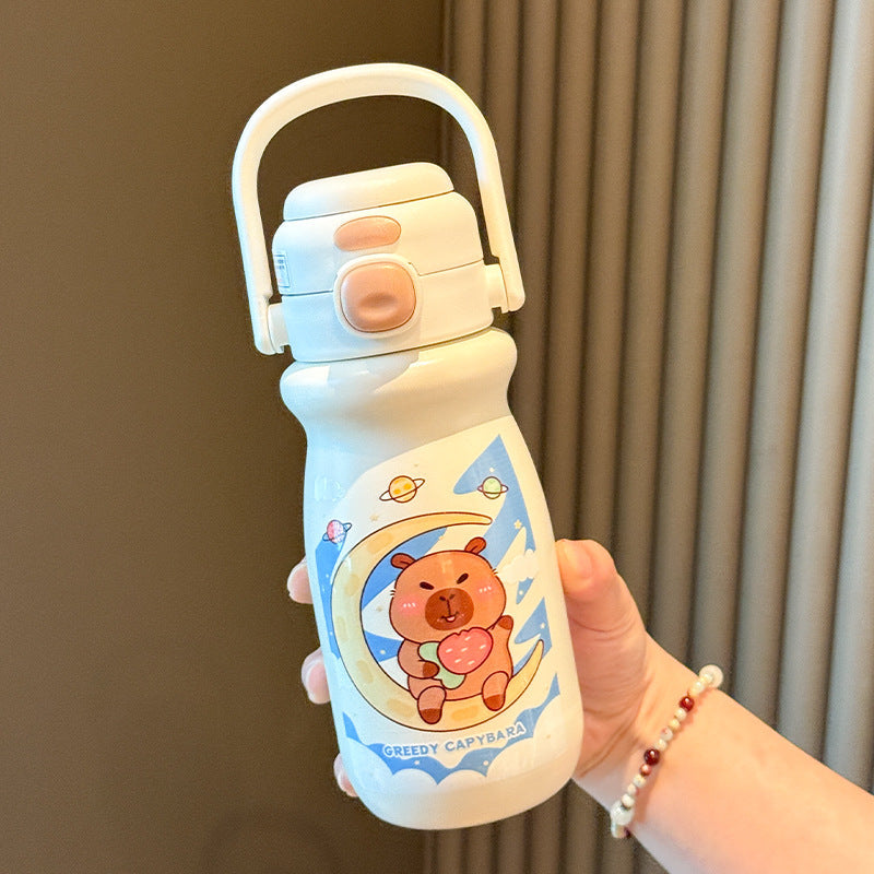 Botella térmica con diseño de animales divertidos