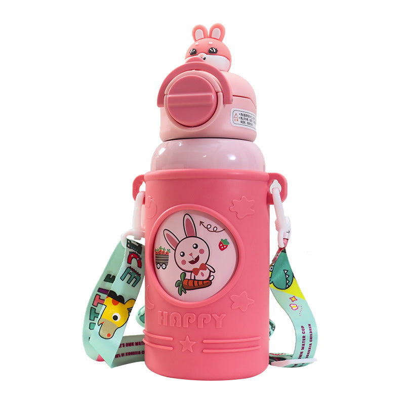 Botella térmica con diseño de rana adorable