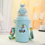 Botella térmica con diseño de rana adorable
