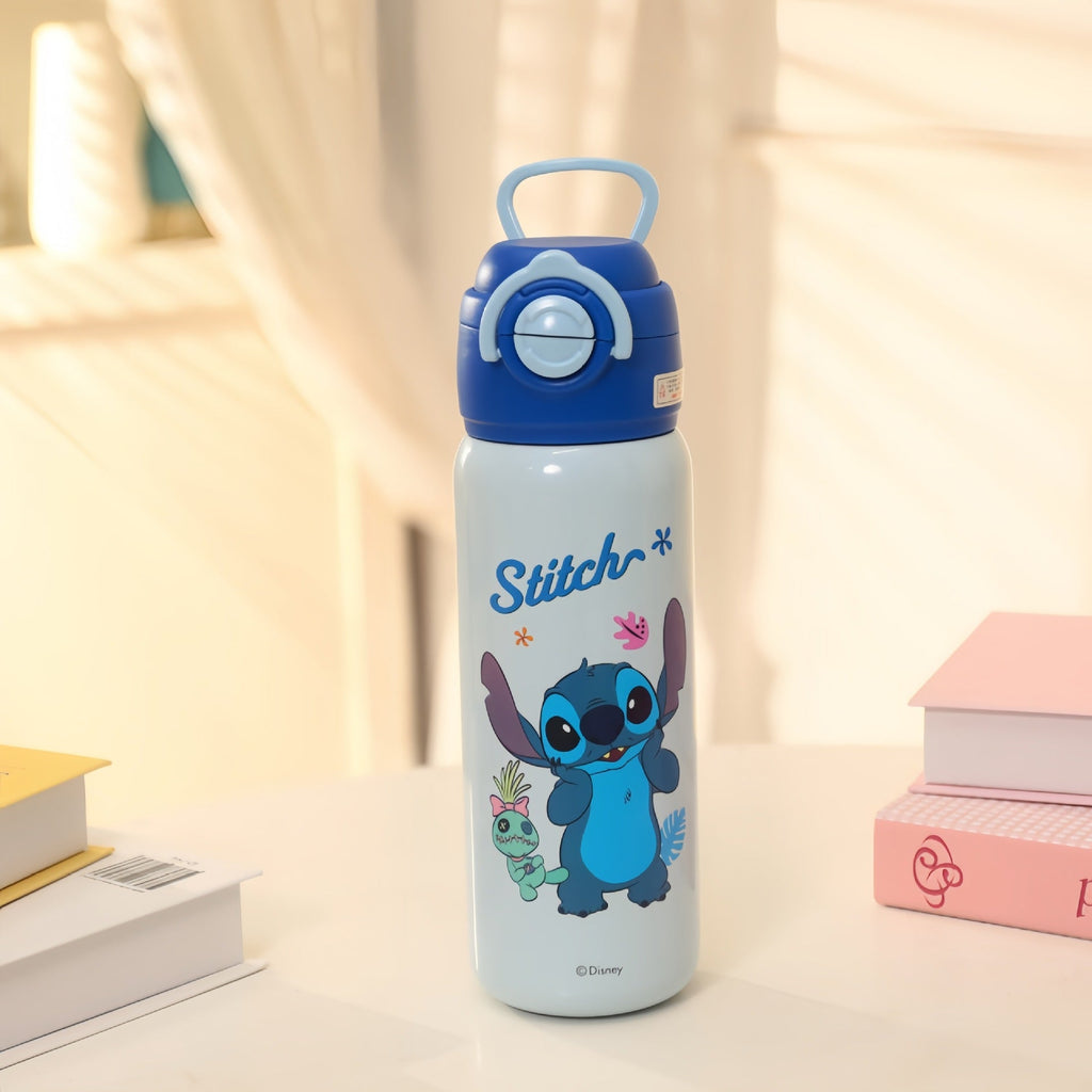 Botella térmica para mujer con diseño de superheroína