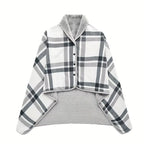 Bufanda manta CozyWrap de franela suave para oficina y hogar