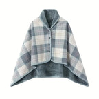 Bufanda manta CozyWrap de franela suave para oficina y hogar