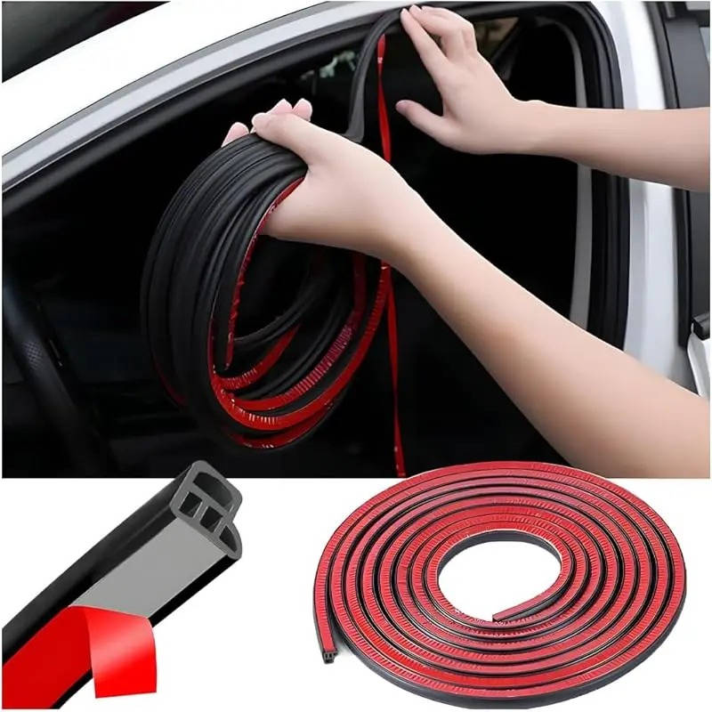 Burlete para puertas de coche, junta impermeable y antipolvo, accesorio de reducción de ruido