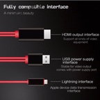Cable HDMI 1080P sin retardos para móvil a TV