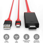 Cable HDMI 1080P sin retardos para móvil a TV
