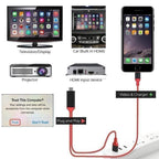 Cable HDMI 1080P sin retardos para móvil a TV