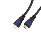 Cable HDMI de alto rendimiento con contactos chapados en oro y transmisión de señal optimizada