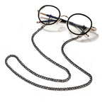 Cadena metálica resistente para gafas