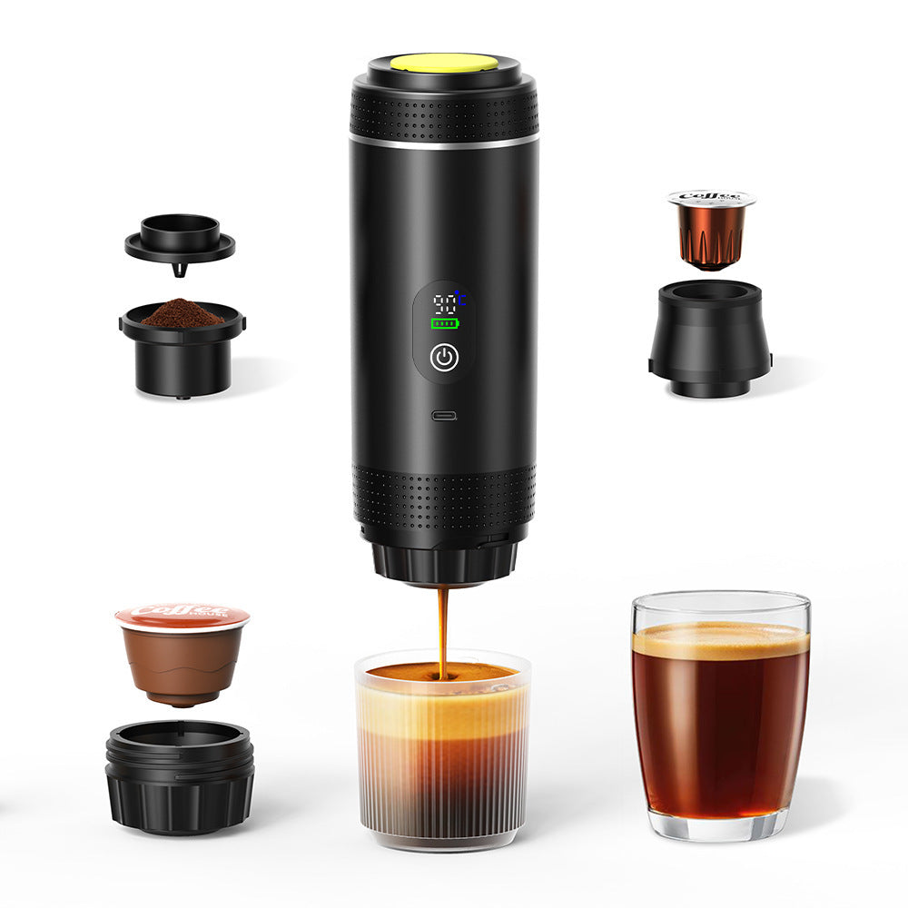 Cafetera eléctrica portátil de cápsulas para espresso