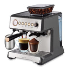 Cafetera espresso con molinillo integrado