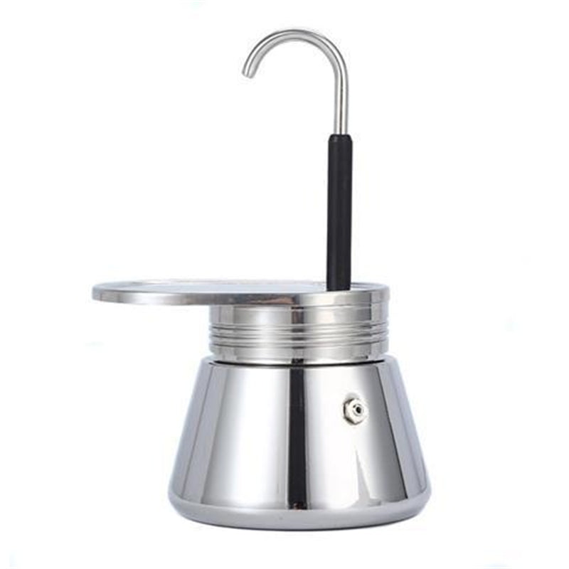 Cafetera espresso portátil de aluminio