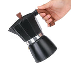 Cafetera italiana de aluminio para espresso