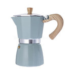 Cafetera italiana de aluminio para espresso