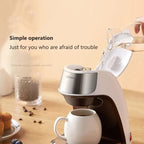 Cafetera KONKA 2 en 1 para té y café en polvo, calentamiento rápido, 300 ml