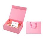 Caja de regalo magnética premium con luces LED y tarjeta de felicitación