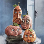 Calabaza decorativa de Halloween con luz