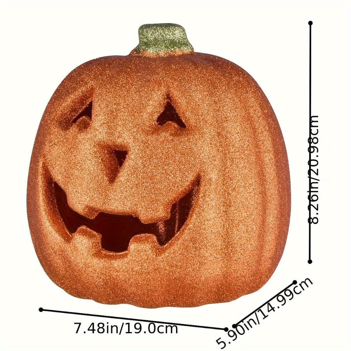 Calabaza luminosa de Halloween con luz LED