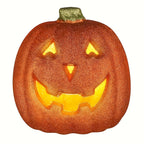 Calabaza luminosa de Halloween con luz LED a pilas
