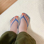 Calcetines con estampado de uñas