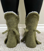 Calcetines de punto divertidos y cálidos