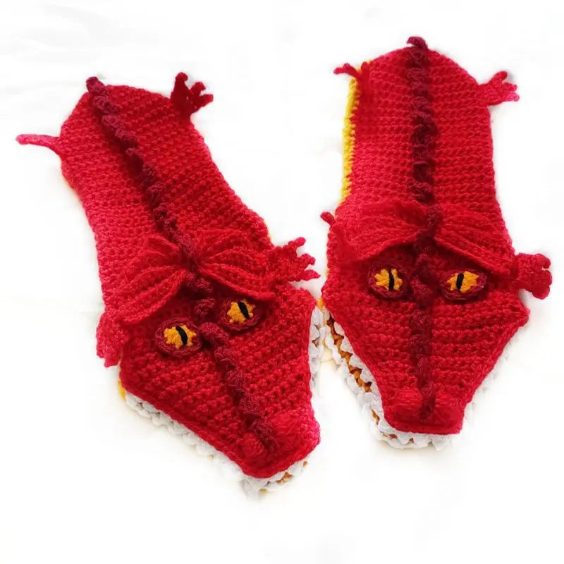 Calcetines de punto divertidos y cálidos