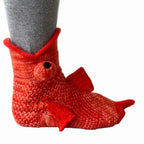 Calcetines de punto divertidos y cálidos