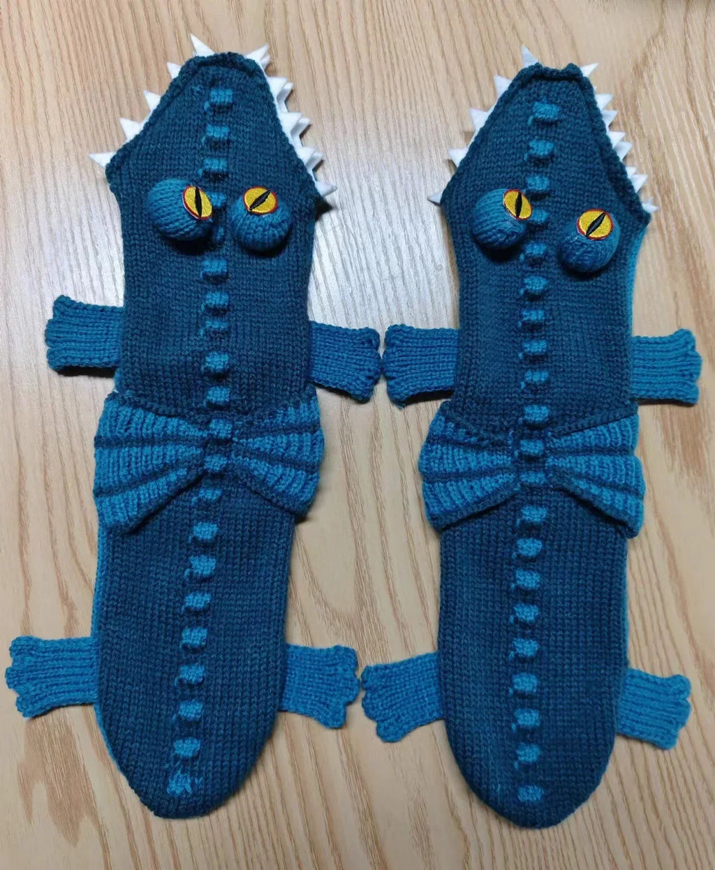 Calcetines de punto divertidos y cálidos