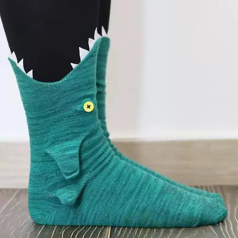 Calcetines de punto divertidos y cálidos