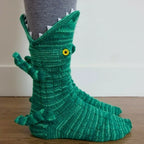 Calcetines de punto divertidos y cálidos