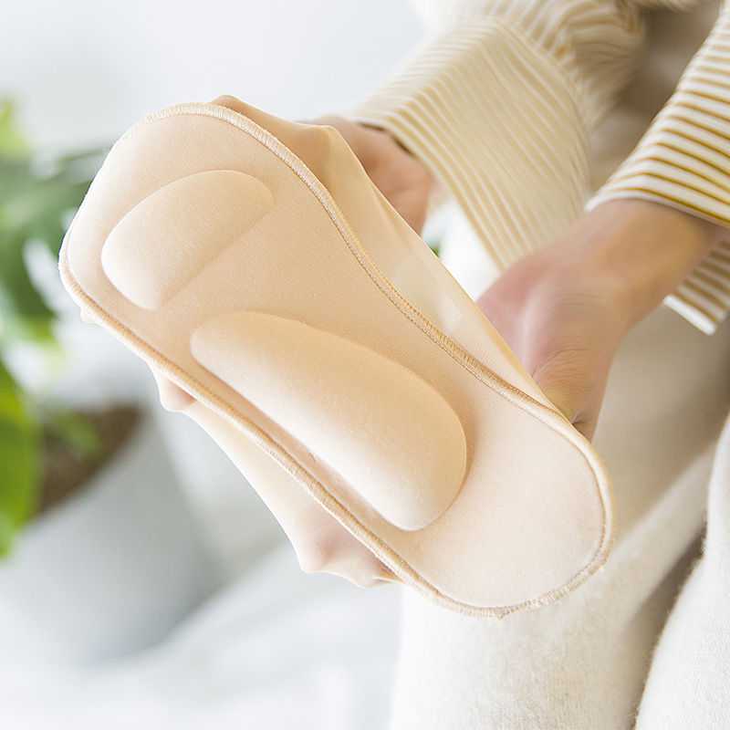 Calcetines invisibles con almohadillas 3D transpirables