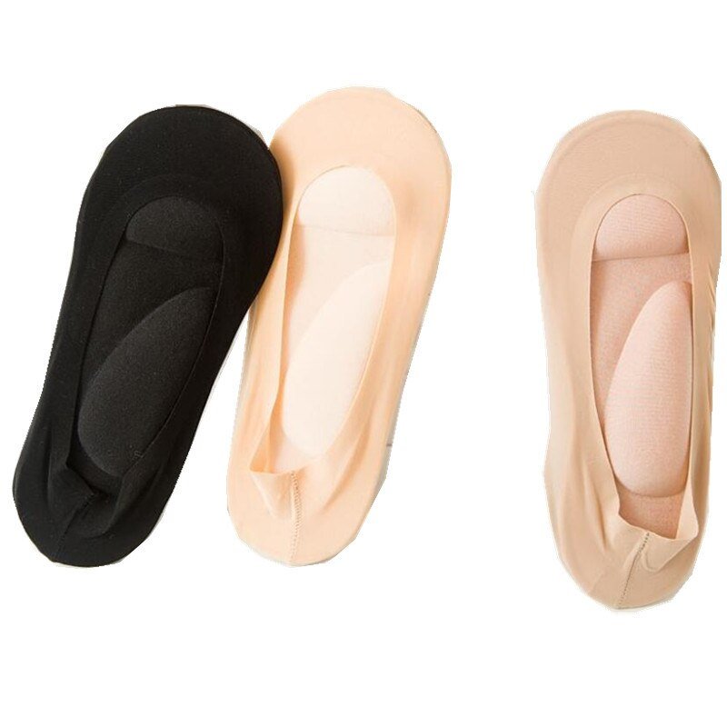 Calcetines invisibles con almohadillas 3D transpirables