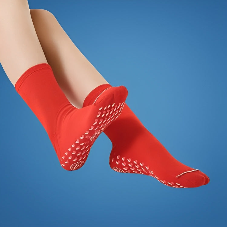 Calcetines térmicos autocalentables con terapia magnética