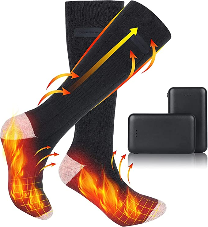 Calcetines térmicos con calefacción de doble zona
