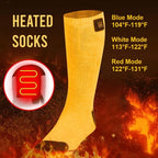 Calcetines térmicos con temperatura ajustable