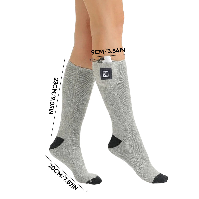 Calcetines térmicos con temperatura ajustable