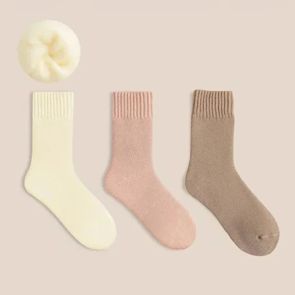 Calcetines térmicos de lana suaves y cálidos
