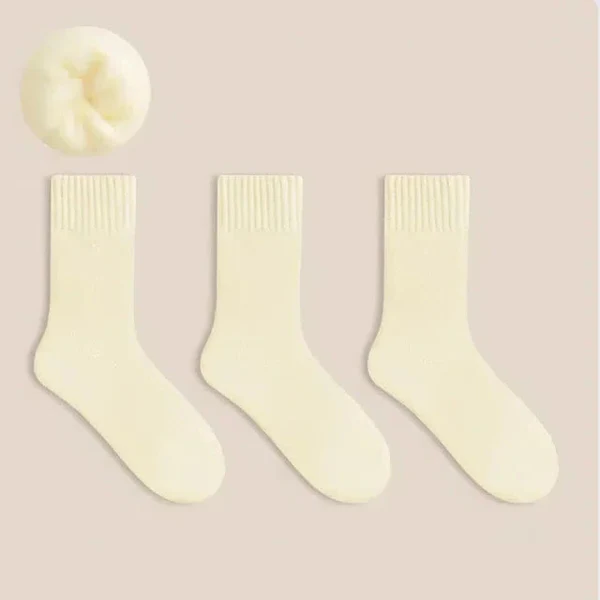 Calcetines térmicos de lana suaves y cálidos