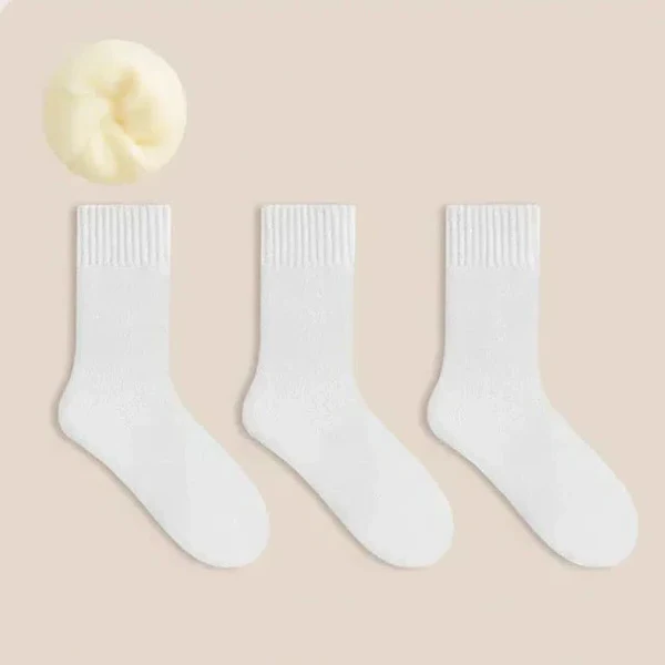 Calcetines térmicos de lana suaves y cálidos